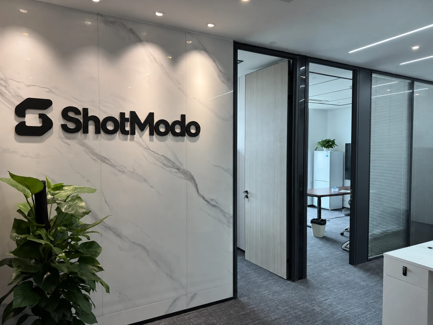 ShotModo reception and office entrance in Shenzhen